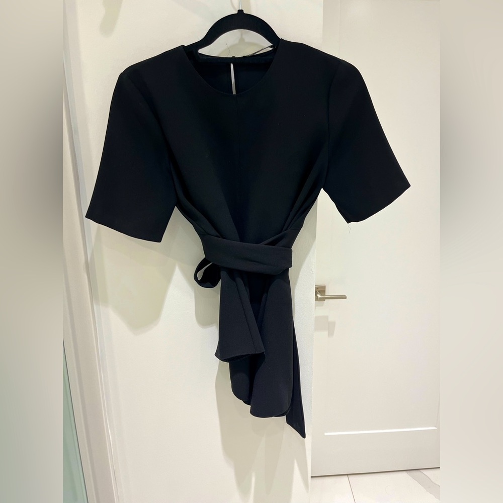 ZARA TIE BLOUSE